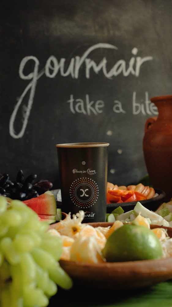 Gourmair food and drink signage